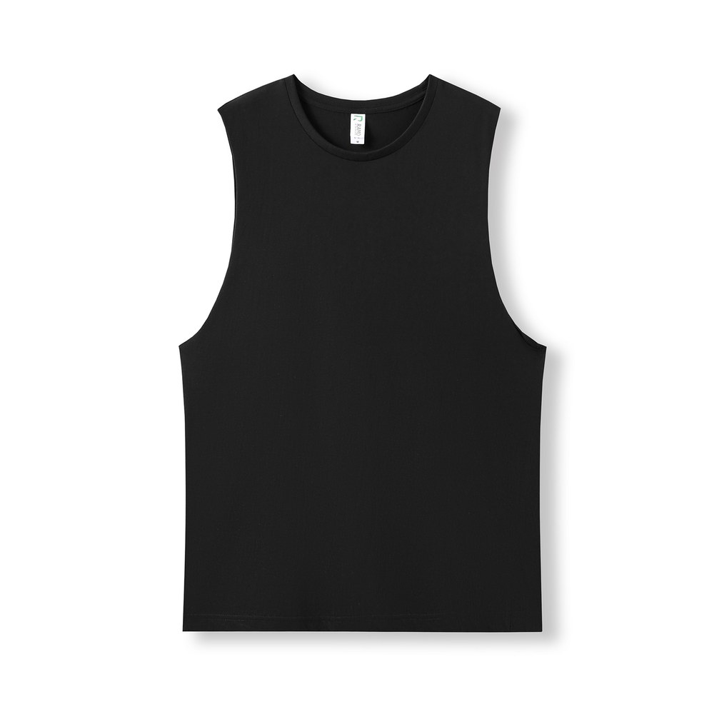 Men's Combed Cotton Sleeveless Tee, view 2